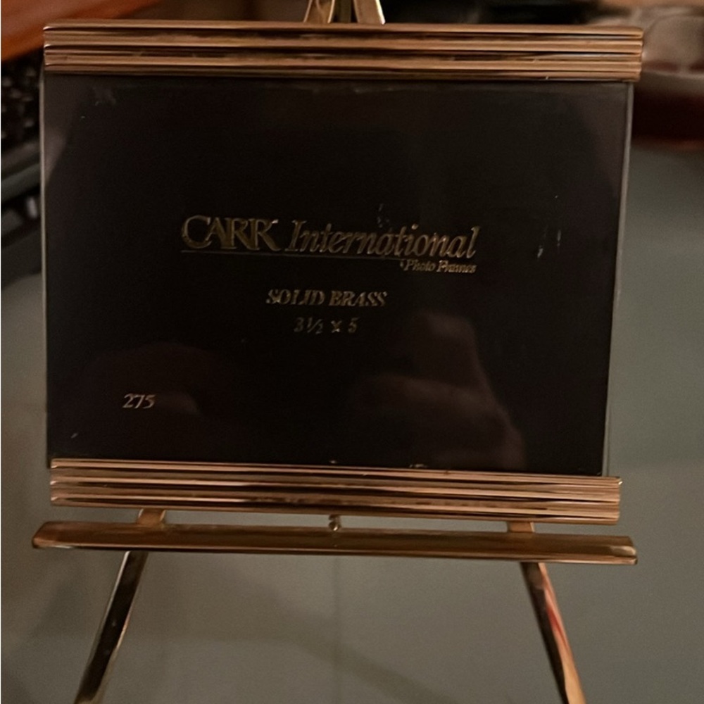 Cark International Solid Brass Photo Frame